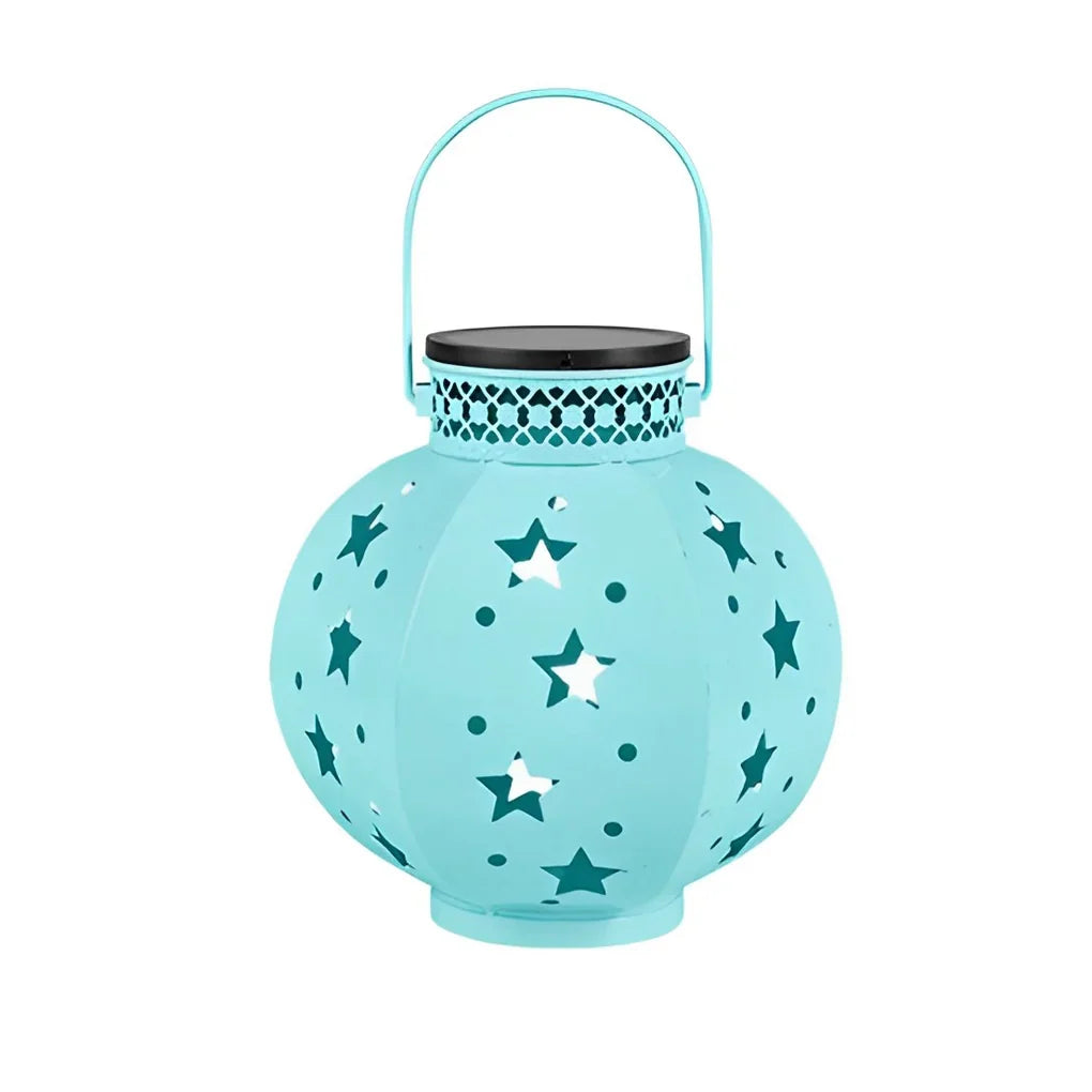 Outdoor Lantern | Solar Star Projection & Warm White LED