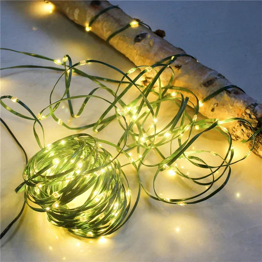 Outdoor LED String Lights | IP65 Waterproof & 8 Modes | 10–100 m