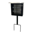 Outdoor Mosquito Zapper | Solar-Powered Dual UV Tubes | Ground Stake