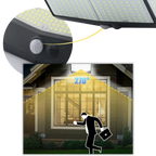 Outdoor Solar Wall Light | Motion Sensor & 468 LEDs | IP65 Waterproof
