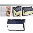 Outdoor Solar Wall Light | Motion Sensor & 468 LEDs | IP65 Waterproof