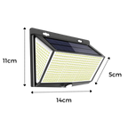 Outdoor Solar Wall Light | Motion Sensor & 468 LEDs | IP65 Waterproof