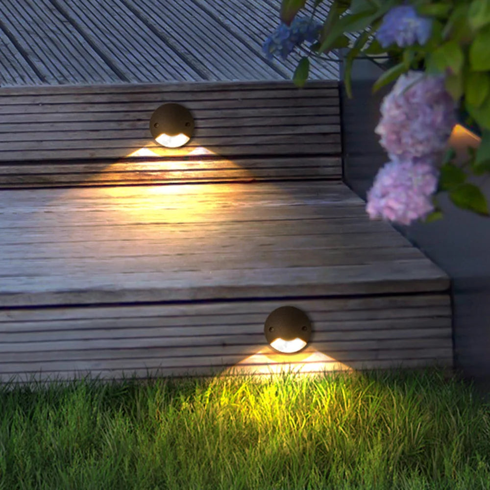 Outdoor Step & Deck Light | Metal & Glass | IP65 Weather-Resistant