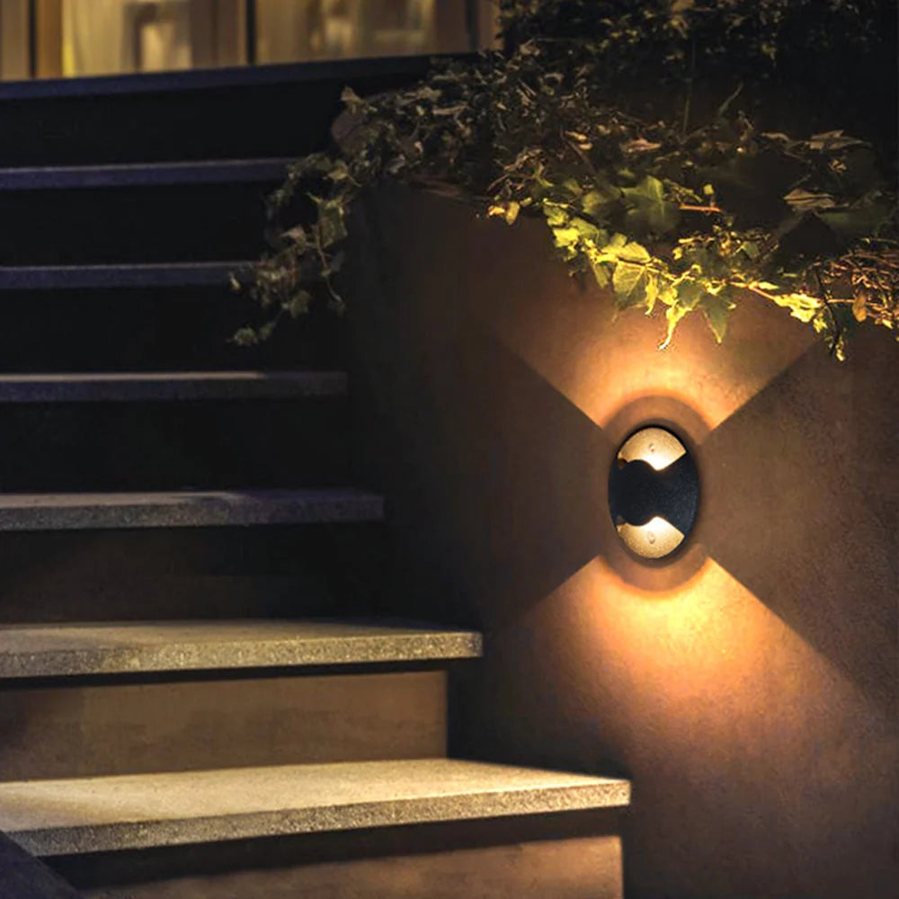 Outdoor Step & Deck Light | Metal & Glass | IP65 Weather-Resistant