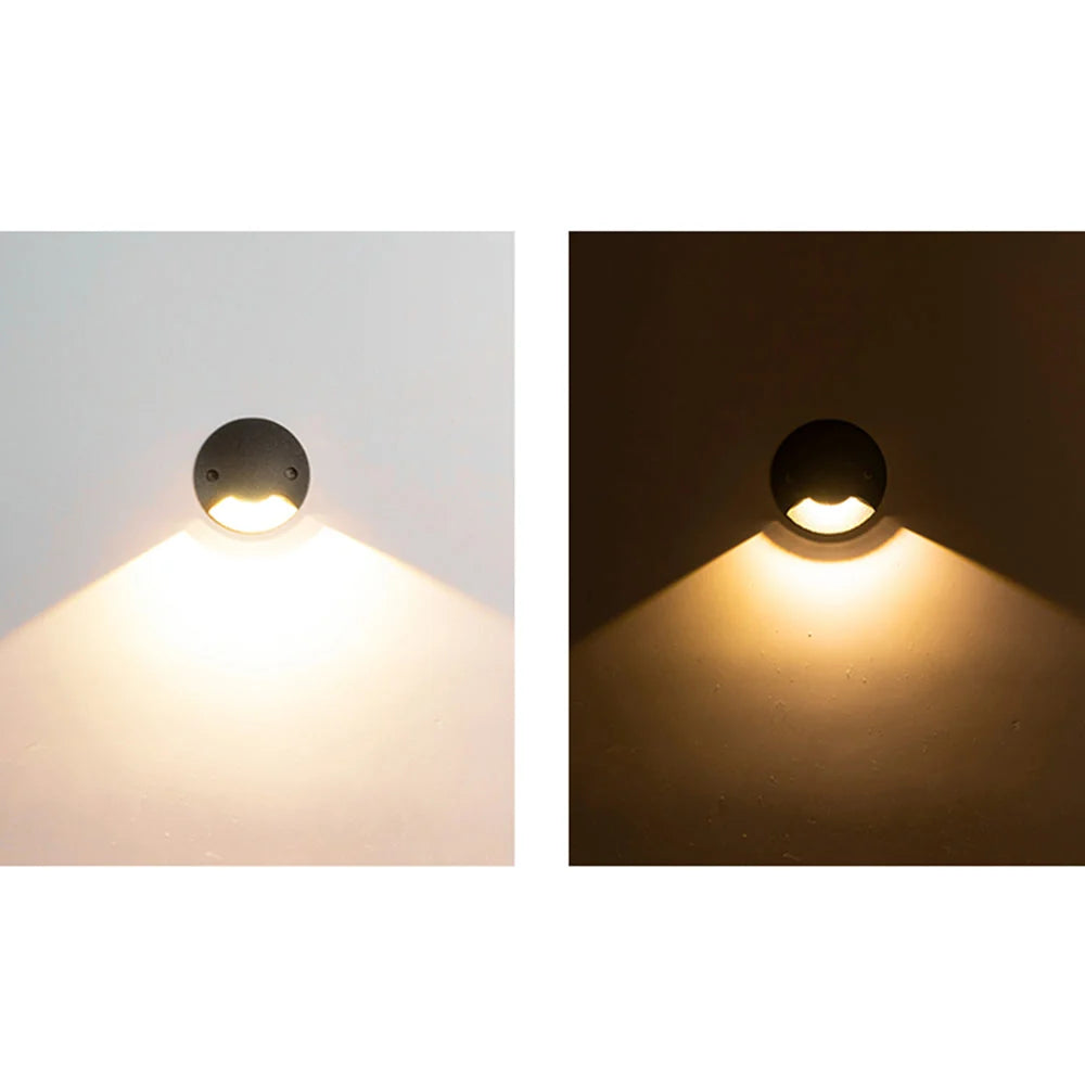 Outdoor Step & Deck Light | Metal & Glass | IP65 Weather-Resistant
