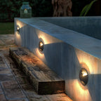 Outdoor Step & Deck Light | Metal & Glass | IP65 Weather-Resistant