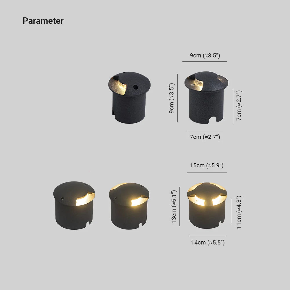 Outdoor Step & Deck Light | Metal & Glass | IP65 Weather-Resistant