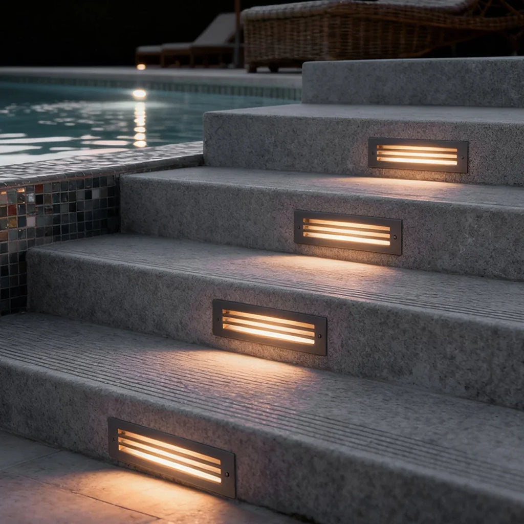 Outdoor Step Light | Recessed & Glare-Free | IP65 Waterproof