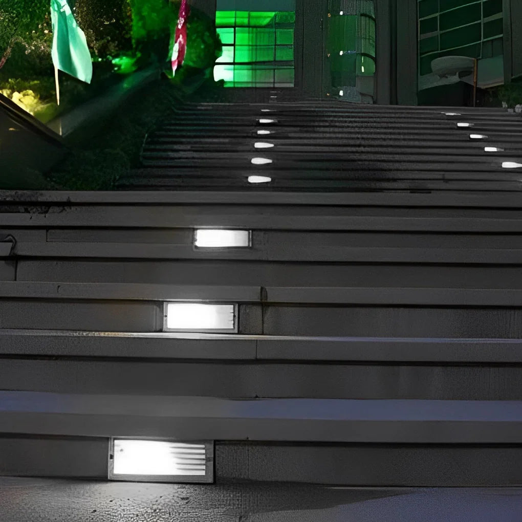 Outdoor Step Light | Recessed & Glare-Free | IP65 Waterproof