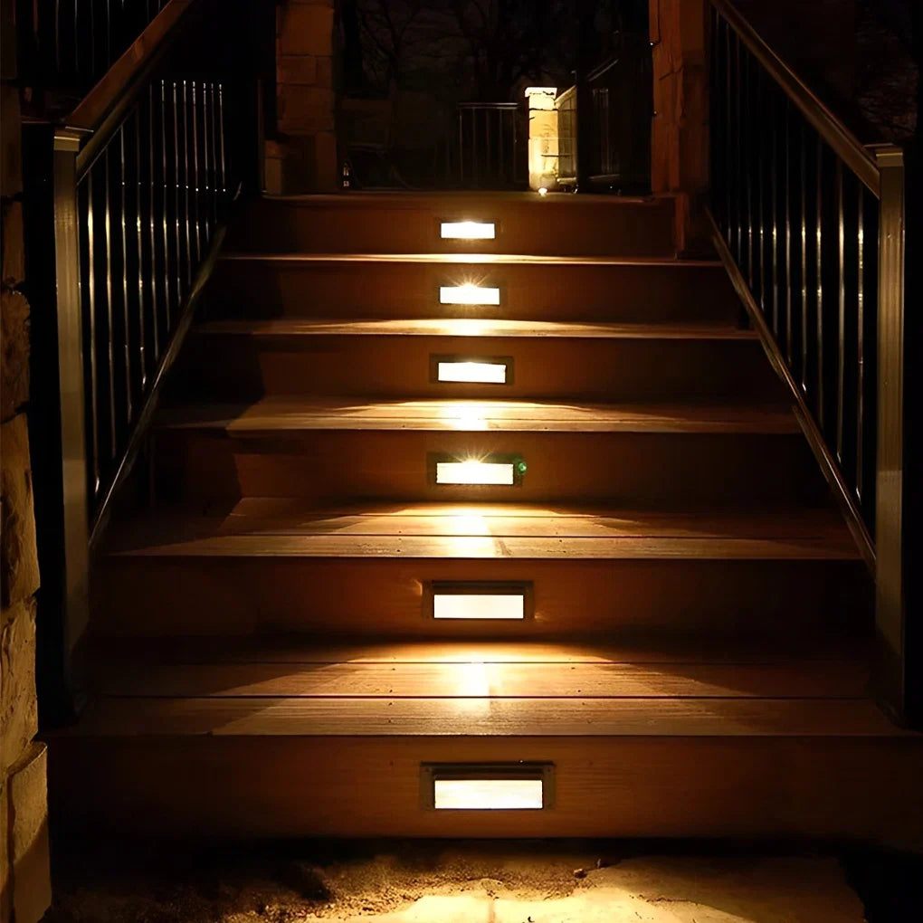 Outdoor Step Light | Recessed & Glare-Free | IP65 Waterproof