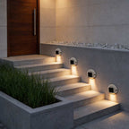 Outdoor Step Light | Solar LED & Dusk-to-Dawn Sensor | IP65
