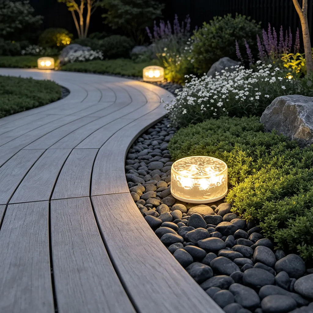 Outdoor Step Light | Solar-Powered & Automatic Dusk Sensor & IP65 Waterproof