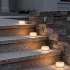 Outdoor Step Light | Solar-Powered & Automatic Dusk Sensor & IP65 Waterproof