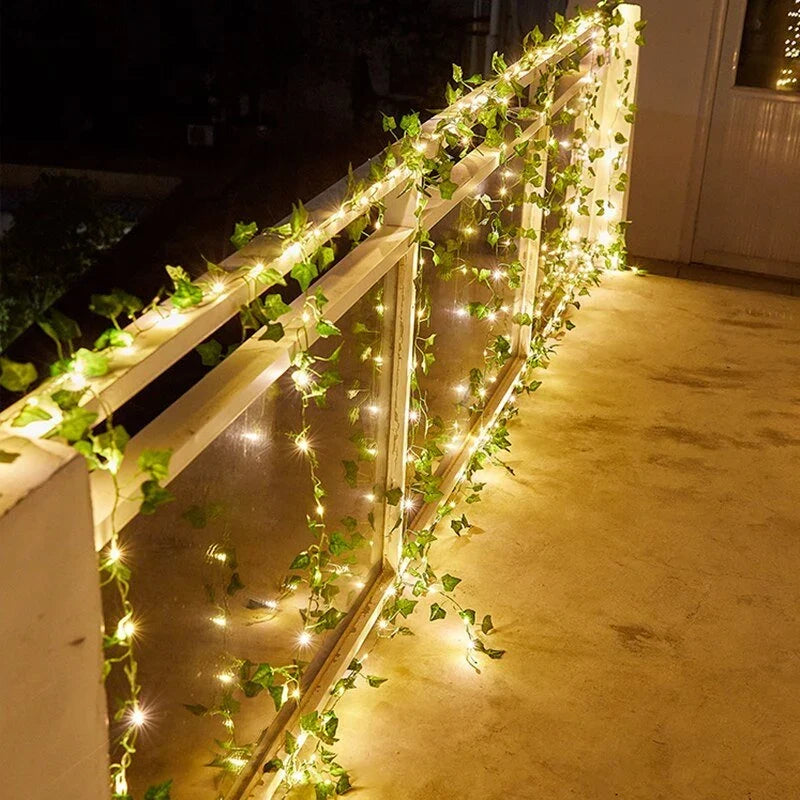 Outdoor String Lights | Solar-Powered & IP65 Waterproof | 2/5/10 m