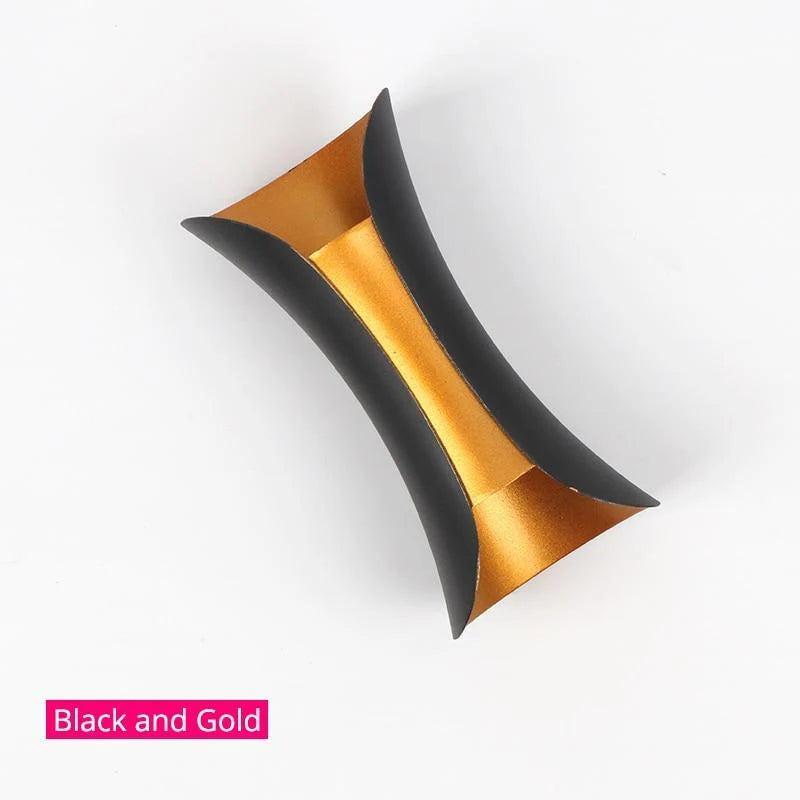 Outdoor Wall Lamp | Integrated LED & IP65 Weather Resistant | Black-Gold Finish