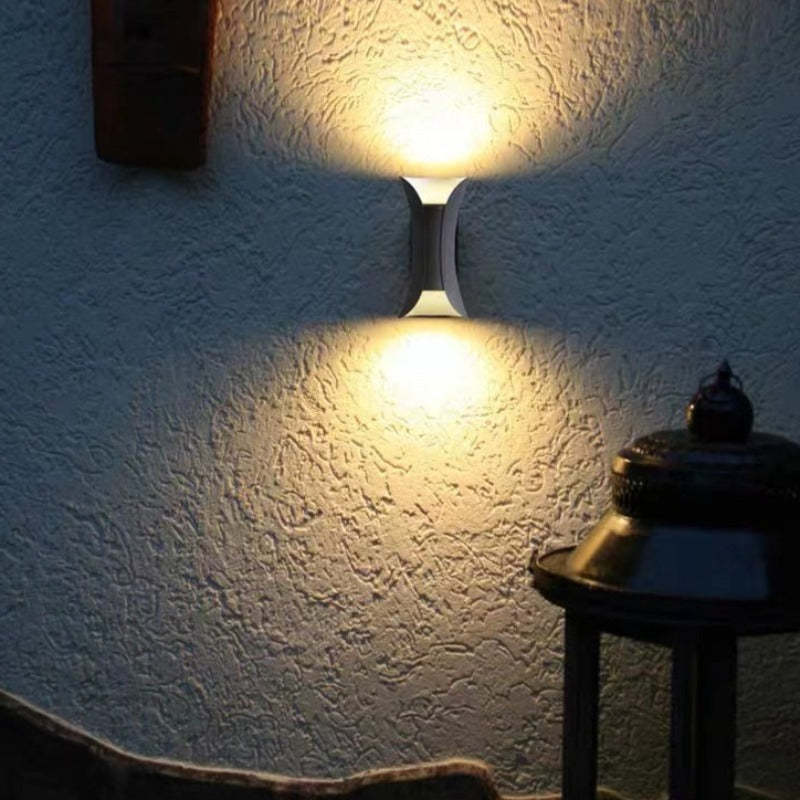 Outdoor Wall Lamp | Integrated LED & IP65 Weather Resistant | Black-Gold Finish