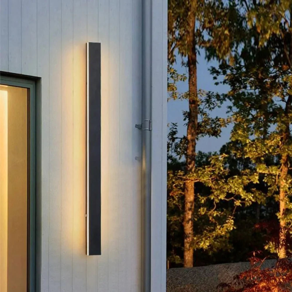 Outdoor Wall Light | Minimalist Waterproof LED | Dimmable & Motion Sensor Options