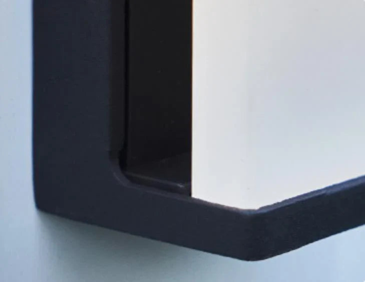Outdoor Wall Light | Solar-Powered LED & Frosted Glass