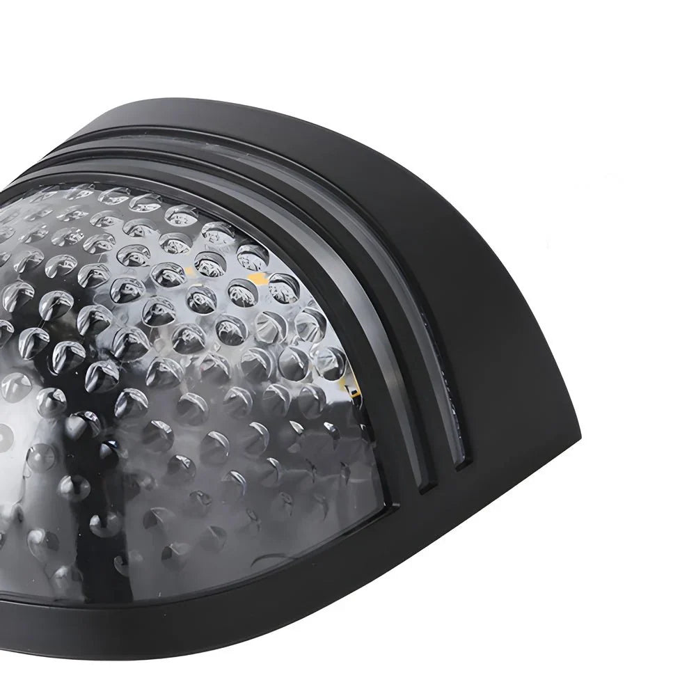 Outdoor Wall Light | Solar-Powered Warm White LED | Set of 4
