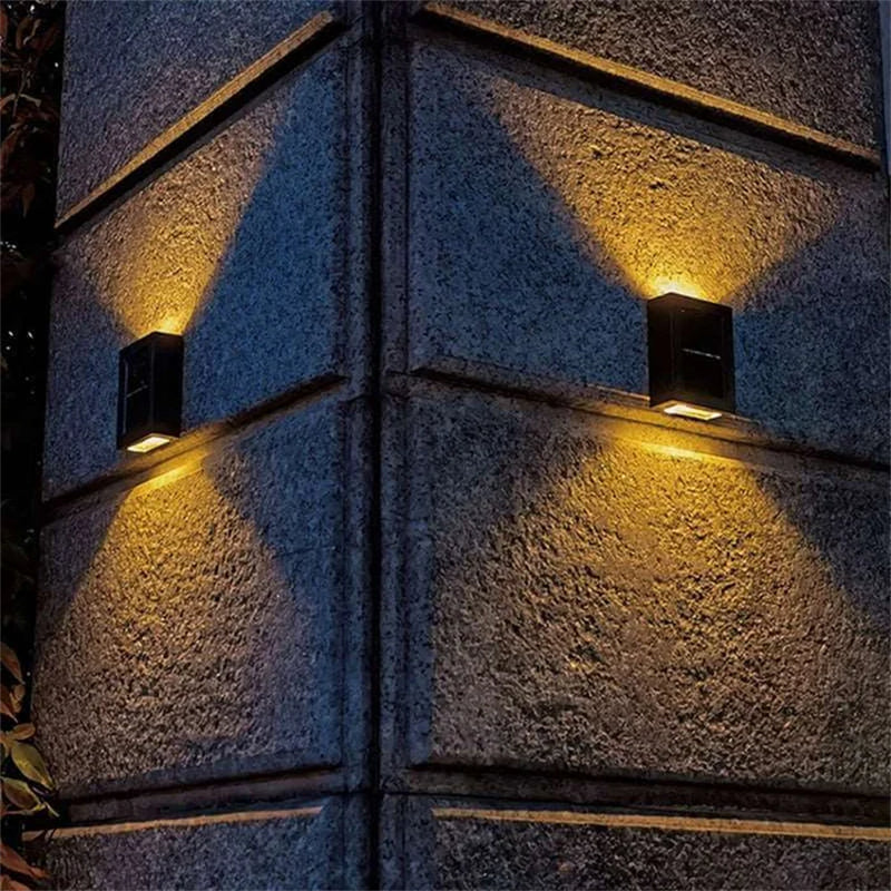 Outdoor Wall Light | Solar Powered & Waterproof | 8-Hour Runtime