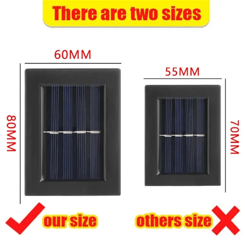 Outdoor Wall Light | Solar Powered & Waterproof | 8-Hour Runtime