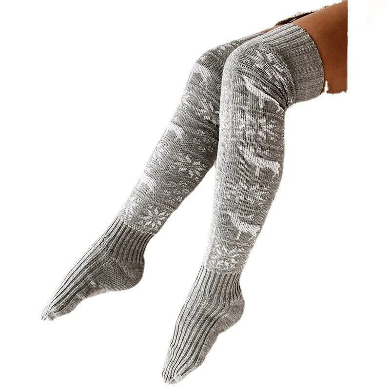 Over-The-Knee Socks | Warm Acrylic Knit & Moisture-Wicking | 60 cm Shaft