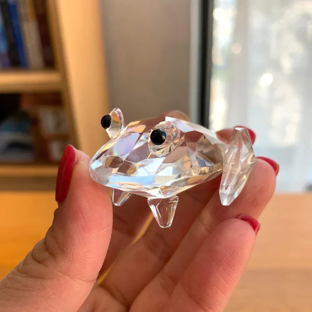 Paperweight | Crystal Animal Figurine | Modern Desk Decor