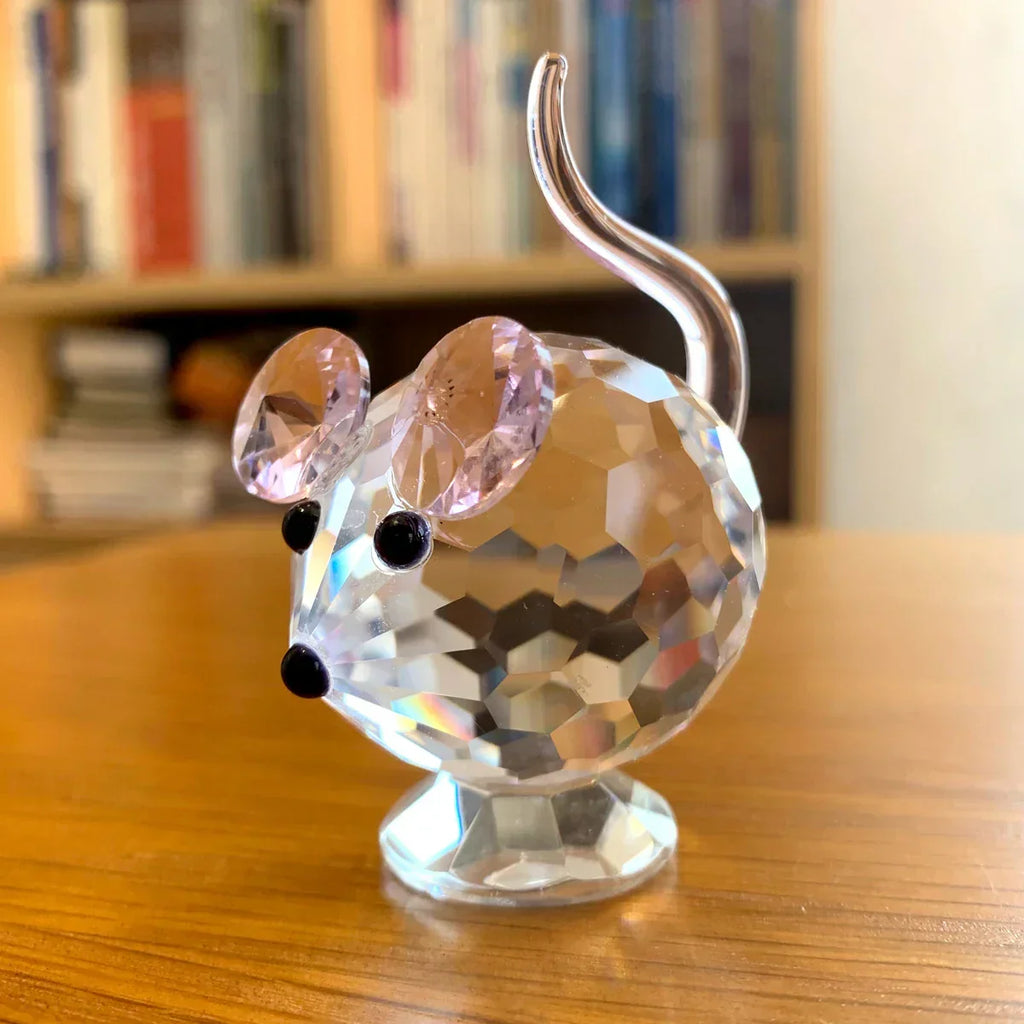 Paperweight | Crystal Animal Figurine | Modern Desk Decor