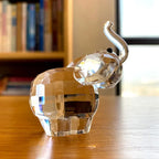 Paperweight | Crystal Animal Figurine | Modern Desk Decor