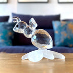 Paperweight | Crystal Animal Figurine | Modern Desk Decor
