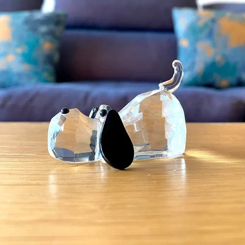 Paperweight | Crystal Animal Figurine | Modern Desk Decor