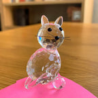 Paperweight | Crystal Animal Figurine | Modern Desk Decor