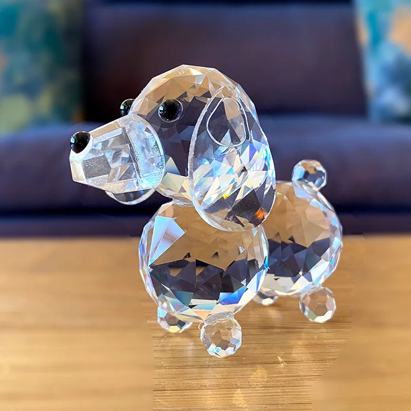 Paperweight | Crystal Animal Figurine | Modern Desk Decor