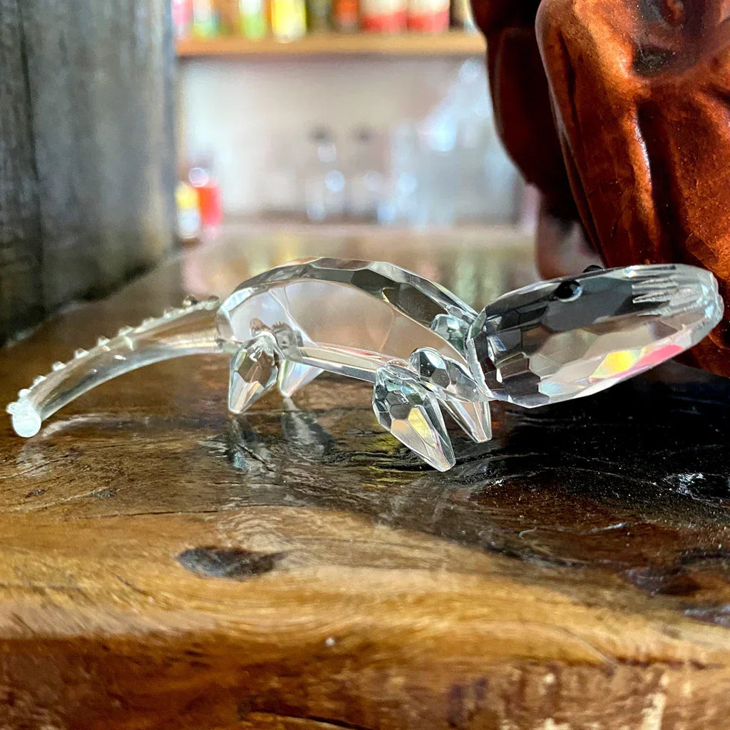Paperweight | Crystal Animal Figurine | Modern Desk Decor