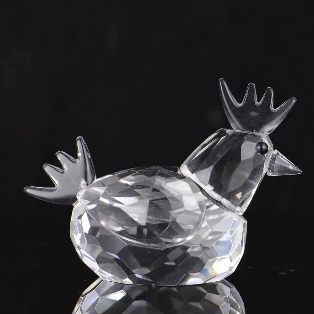 Paperweight | Crystal Animal Figurine | Modern Desk Decor