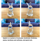 Paperweight | Crystal Animal Figurine | Modern Desk Decor