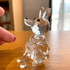 Paperweight | Crystal Animal Figurine | Modern Desk Decor