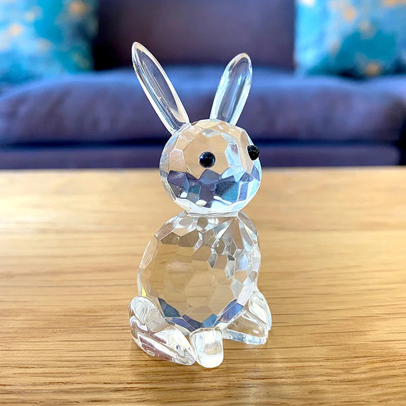 Paperweight | Crystal Animal Figurine | Modern Desk Decor