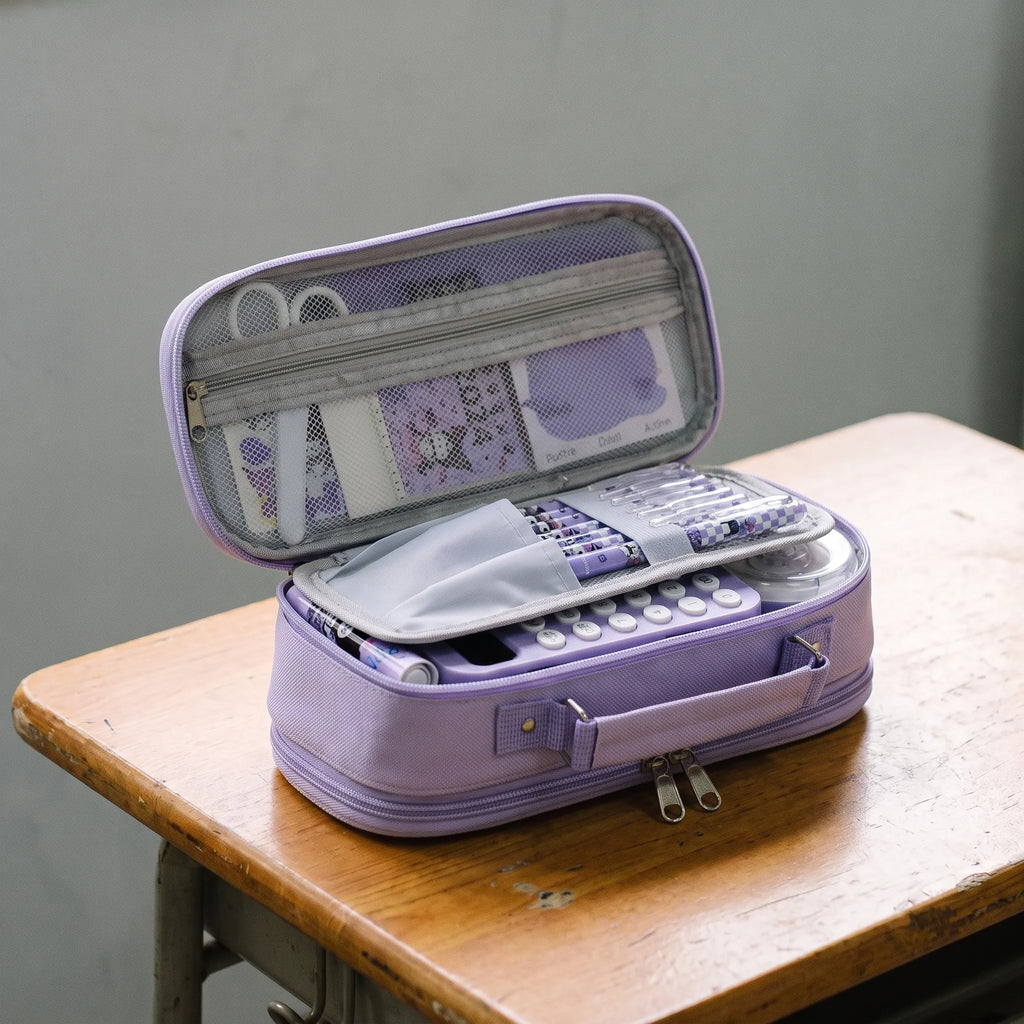Pencil Case | Multiple Compartments & Wide Opening