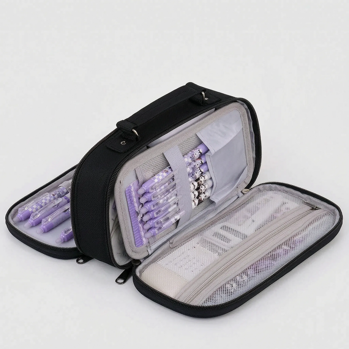 Pencil Case | Multiple Compartments & Wide Opening