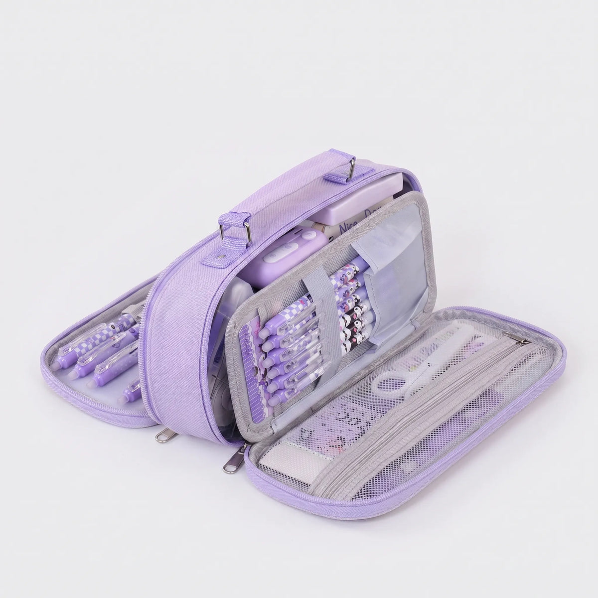 Pencil Case | Multiple Compartments & Wide Opening