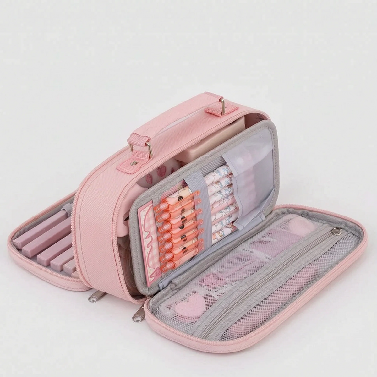 Pencil Case | Multiple Compartments & Wide Opening