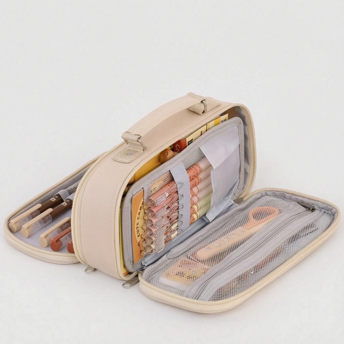 Pencil Case | Multiple Compartments & Wide Opening