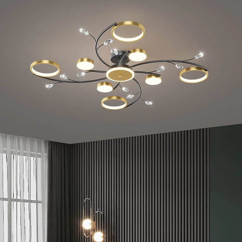 Pendant Chandelier | Smooth Dimming & Modern Design | 8 Or 10 Bulb Options