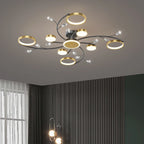 Pendant Chandelier | Smooth Dimming & Modern Design | 8 Or 10 Bulb Options