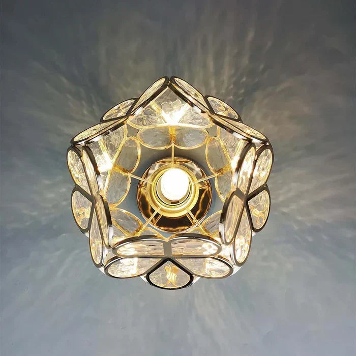 Pendant Lamp | Flower Petal Design & Warm Ambient Light | 30 cm Diameter