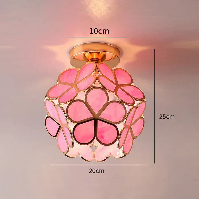 Pendant Lamp | Flower Petal Design & Warm Ambient Light | 30 cm Diameter