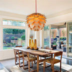 Pendant Lamp | Handmade Pine Wood & Pinecone Design | Adjustable Cord
