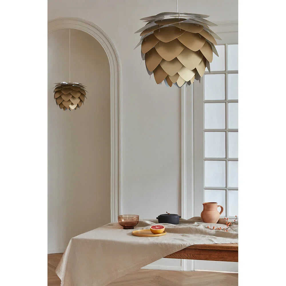 Pendant Lamp | Handmade Pine Wood & Pinecone Design | Adjustable Cord