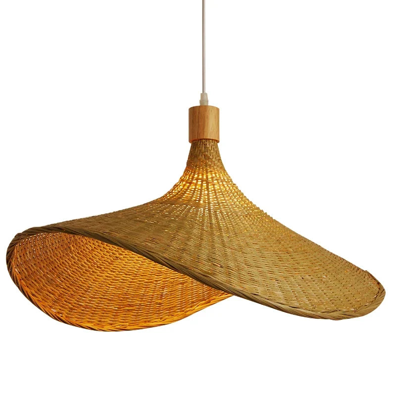 Pendant Lamp | Handwoven Bamboo & Warm Ambient Light | Multiple Sizes